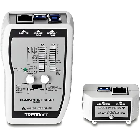 Trendnet TC-NT3 / Tester káblov / RJ-45, RJ-11, RJ-12, BNC, USB / do 300 m / s taškou