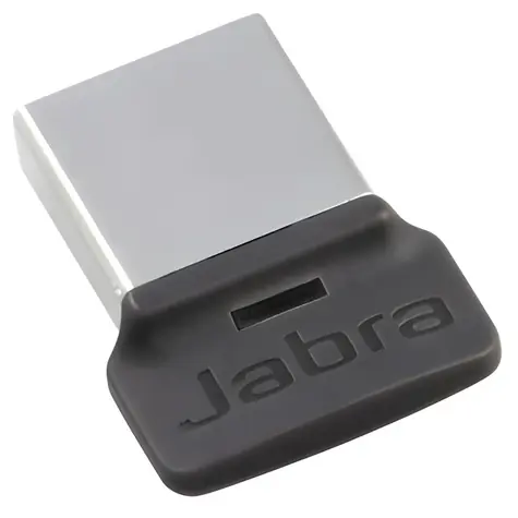 JABRA Link 370 UC BT adaptér čierna / strieborná / Bluetooth adaptér / Bluetooth 4.2 / USB