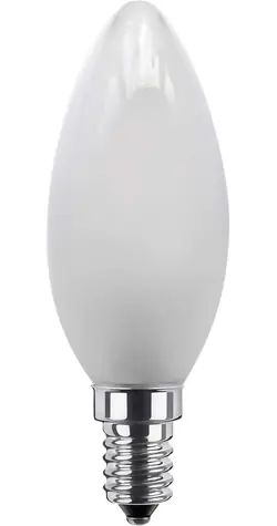 SEGULA LED Candle 3,2W matná / LED žiarovka / E14 / 270 lm / 2700 K / stmievateľná