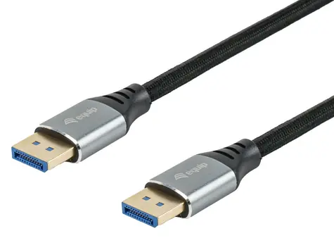 Equip DisplayPort 2.1 Premium čierna / Kábel / DisplayPort / 16K/60Hz / 3 m / pozlátené konektory