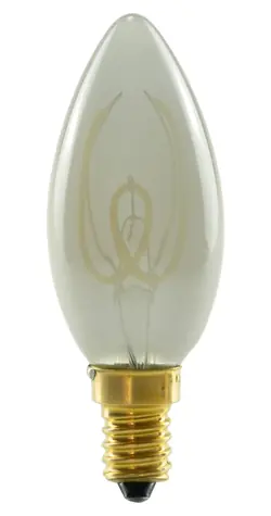 SEGULA Soft Line sviečka mliečna / Žiarovka / E14 / 3,2 W / 190lm / 2200K / stmievateľná