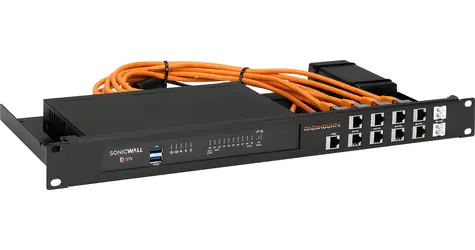 Rackmount.IT RM-SW-T12I čierna / Montážna sada do racku / 19" / 1U / pre SonicWall TZ570, TZ570W, TZ670