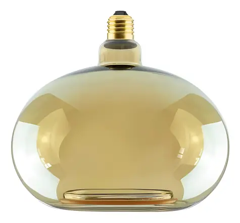 SEGULA LED Floating Oval 200 zlatá / Žiarovka / E27 / 4,5 W (28 W) / 300lm / 2200K / stmievateľná