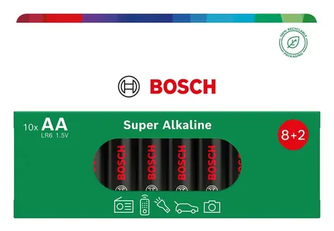 BOSCH LR6SA10B/00 Super Alkaline / Batéria / AA (LR6) / Alkalická / 1,5 V / 10 ks