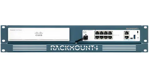 Rackmount.IT RM-CI-T8 modrá / Montážna sada do racku / 19" / 1.3U/2U / Cisco ASA 5506-X, Firepower 1010