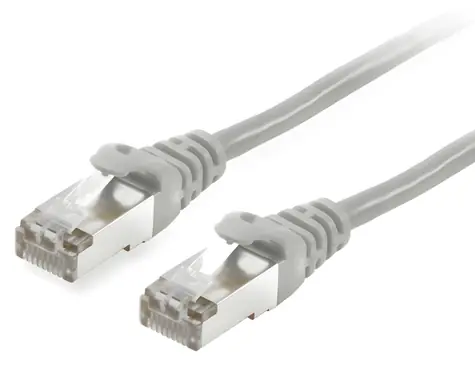 Equip Cat6a S/FTP 25 m šedá / Patch kábel / 2× RJ-45 / PoE