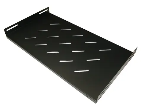 Xtendlan Polica 270mm čierna / Polica pre nástenné rozvádzače WS / hĺbka 450 mm / nosnosť 45 kg