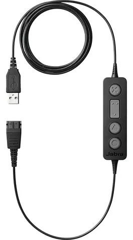 JABRA Link 260 čierna / Ovládač k náhlavnej súprave JABRA / QD-USB / MS