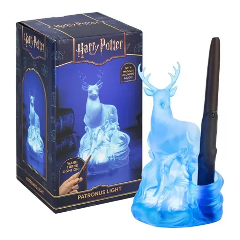 PALADONE Svetlo Harry Potter Patron s paličkou / Svietiaca dekorácia / Stojanček / Napájanie batérie alebo USB