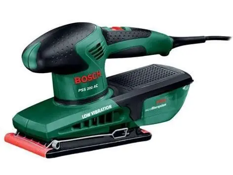 BOSCH PSS 200 AC / Orbitálna brúska / 200 W / brúsna plocha 92x182 mm / kufor