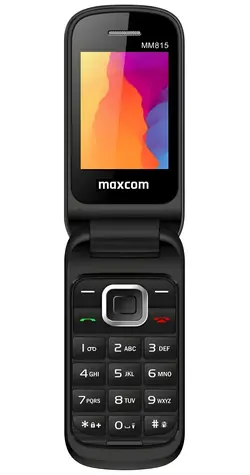 Maxcom MM815 čierna / Výklopný telefón / 2,4 "/ Dual SIM / SOS tlačidlo / USB-C