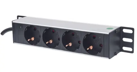 Intellinet / PDU lišta / 1U / 10 "/ 4X zásuvka / 1,8 m kábel