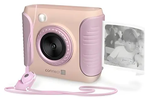 Connect IT InstaPrint ružová / Detský fotoaparát / okamžitá tlač fotografií