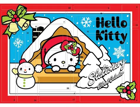 PYRAMID Adventný kalendár Hello Kitty / Adventný kalendár / papierenský / školské potreby