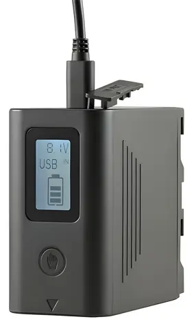 JUPIO Proline NP-F970 LCD / Akumulátor / pre Sony NP-F970 / 10050 mAh / USB-C nabíjanie