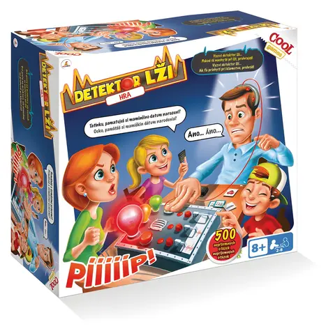 Alltoys Detektor lži / Spoločenská hra / 2-8 hráčov / 500 kariet s otázkami