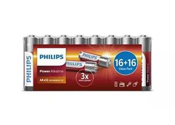 Philips LR6P32FV/10 / Batéria / Power Alkaline / AA / 32 ks