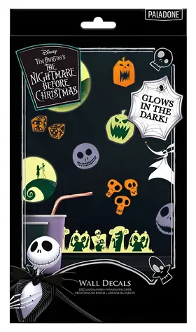PALADONE Svetelná reťaz Nightmare Before Christmas / Vianočné osvetlenie / Samolepky / 1,3 m / 2x AA