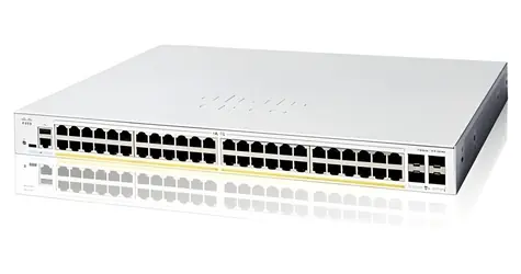 Cisco Catalyst C1300-48FP-4G / Switch / 48x GbE RJ-45 / 4X GbE SFP / PoE+ / 740W / REFRESH