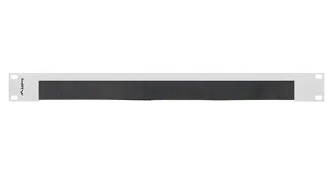 Lanberg AK-1103-S sivá / Kefový panel / 1U / 19"