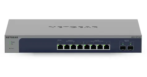 Netgear MS510TXM / SMART switch / 10- Port / 8x Multi-Gigabit RJ-45 / 2x 10G SFP+ / bez PoE