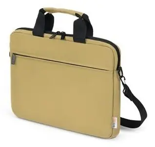 Dicota BASE XX Slim Case 13-14.1" Camel Brown / Taška na notebook / Polyester / Popruh cez rameno