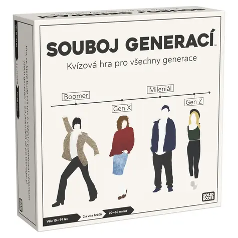 Spin Master GAMES Spoločenská hra Súboj generácií / 2 a viac hráčov / od 10 rokov / 20-60 minút
