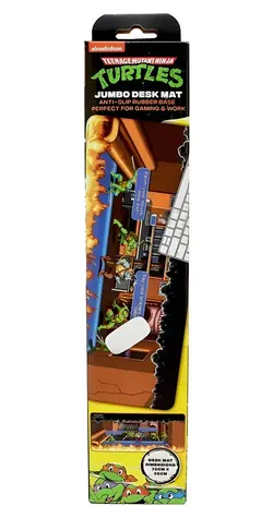 Bluesky Herná podložka Ninja Korytnačky / Herná podložka pod myš / neoprén / 30 x 80 cm