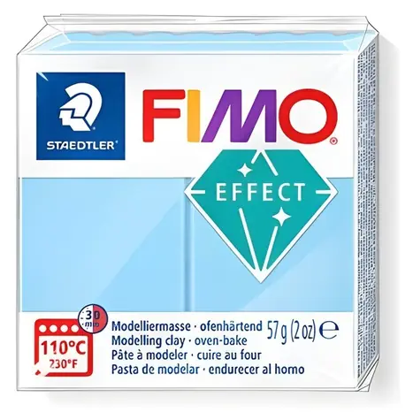 FIMO Modelovacia hmota Effect tyrkysová / 58 g / Pečenie 110 °C