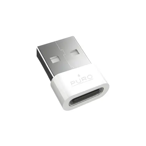 Puro adaptér USB-C - USB-A biela / Adaptér / USB-C - USB-A