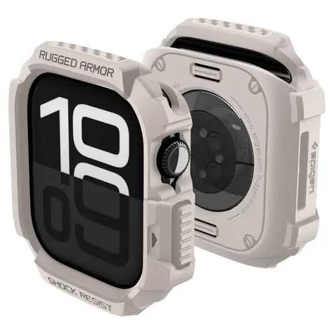 Spigen Rugged Armor 42 mm béžová / Kryt / pre Apple Watch
