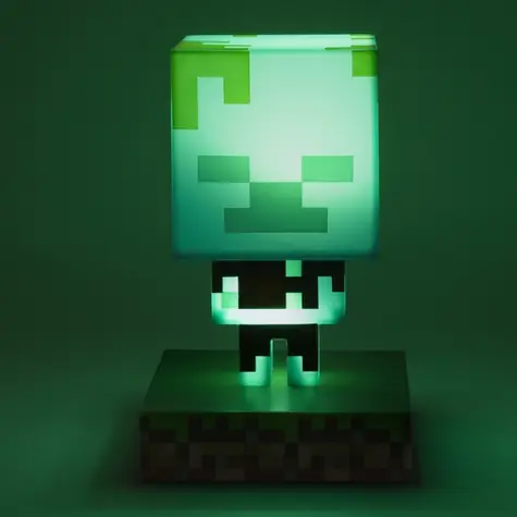 Paladone Icon Light Minecraft Utopenec / Stolová lampa / 10 cm / 2x AA batérie