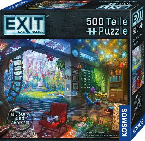KOSMOS EXIT Puzzle: Skrytý ateliér /500 dielikov/ od 10 rokov