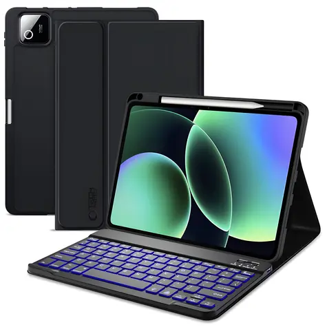 Tech-Protect SC Pen + Keyboard čierna / Puzdro s klávesnicou / XIAOMI Pad 7/7 Pro/8/8 Pro 11.2" / schránka na stylus