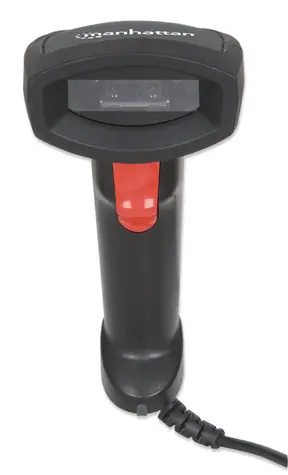 Manhattan Priemyselná čítačka čiarových kódov CCD čierna / Čítačka čiarových kódov / 1D / USB, RS-232 / IP54