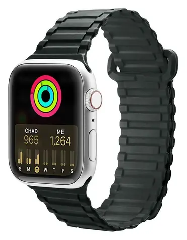 Dux Ducis Armor / Remienok / Apple Watch Ultra, SE, 9-1 / 42, 44, 45, 49 mm / silikónový / magnetický