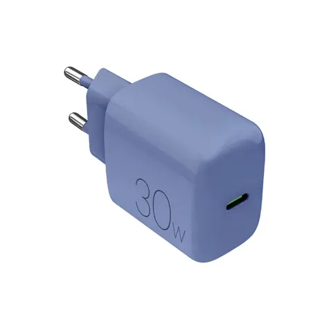 Puro PRO LITE modrá / Cestovný adaptér / USB-C / PD 30W