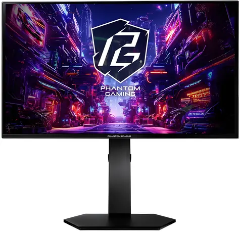 27" ASRock Phantom Gaming PGO27QSA / OLED / 2560 x 1440 / 240Hz / AMD FreeSync / 2x HDMI + 2x DP / výškovo nastaviteľný