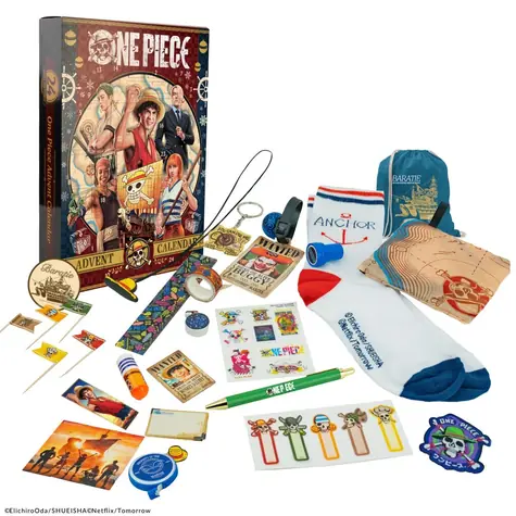 Cinereplicas One Piece Adventný kalendár / Adventný kalendár / 24 dielikov / od 6 rokov