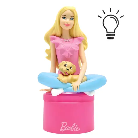 LEXIBOOK Vrecková 3D lampička Barbie / Nočné svetlo / 3x LR44 v balení / od 3 rokov