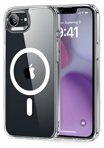 ESR Classic Hybrid HaloLock transparentný / Puzdro / iPhone 16e/17e / MagSafe