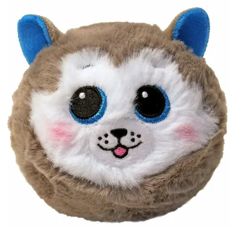 Ty Kľúčenka Bouncer SLUSH sivý Husky / 8 cm