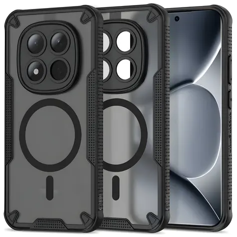 Tech-Protect Rugged Shield MagSafe čierna / Kryt / XIAOMI Redmi Note 15 Pro + 5G / POCO M8 Pro / MagSafe