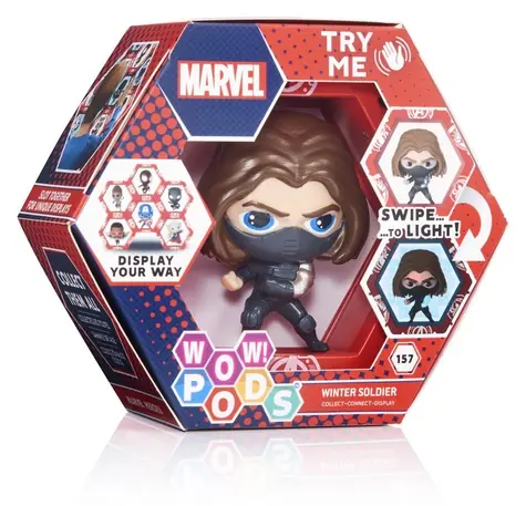 Wow STUFF POD MARVEL Winter Soldier / Svetelný efekt / Infra senzor / 3× AAA batérie v balení