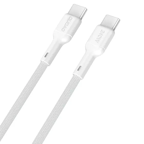 Dudao L9C Max biela / Dátový kábel / USB-C / USB-C / 240W / 2 m
