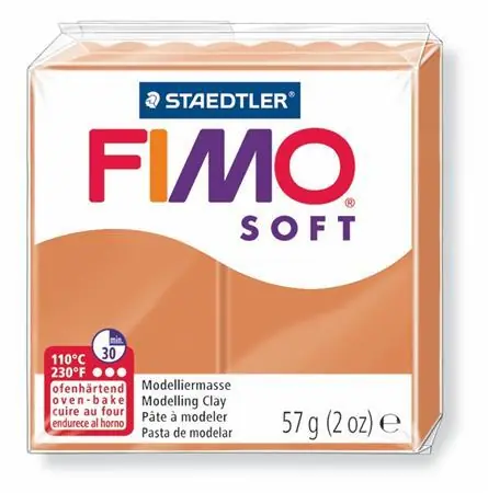 FIMO Modelovacia hmota Soft koňaková / 56 g / Teplota na pečenie 110 °C