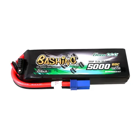 Gens ace G-Tech 5000mAh 11,1 V 3S1P / LiPo batéria / 60C / EC5