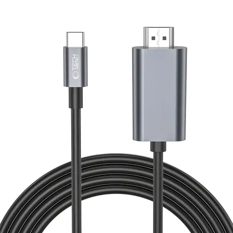 Tech-Protect UltraBoost čierna / Kábel USB-C - HDMI / 4K 60Hz / 2 m