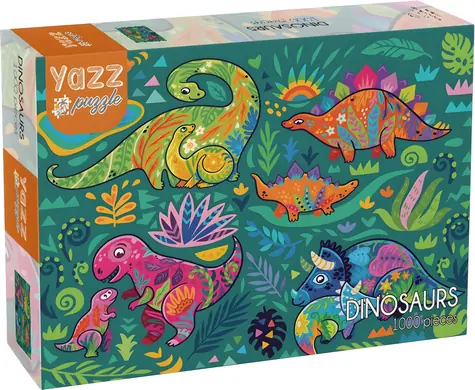 YAZZ Puzzle Dinosaury / 1000 dielikov / 68 x 48 cm