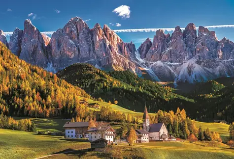 Trefl Puzzle Údolie Val di Funes, Dolomity / 1500 dielikov / 85 x 58 cm / od 12 rokov